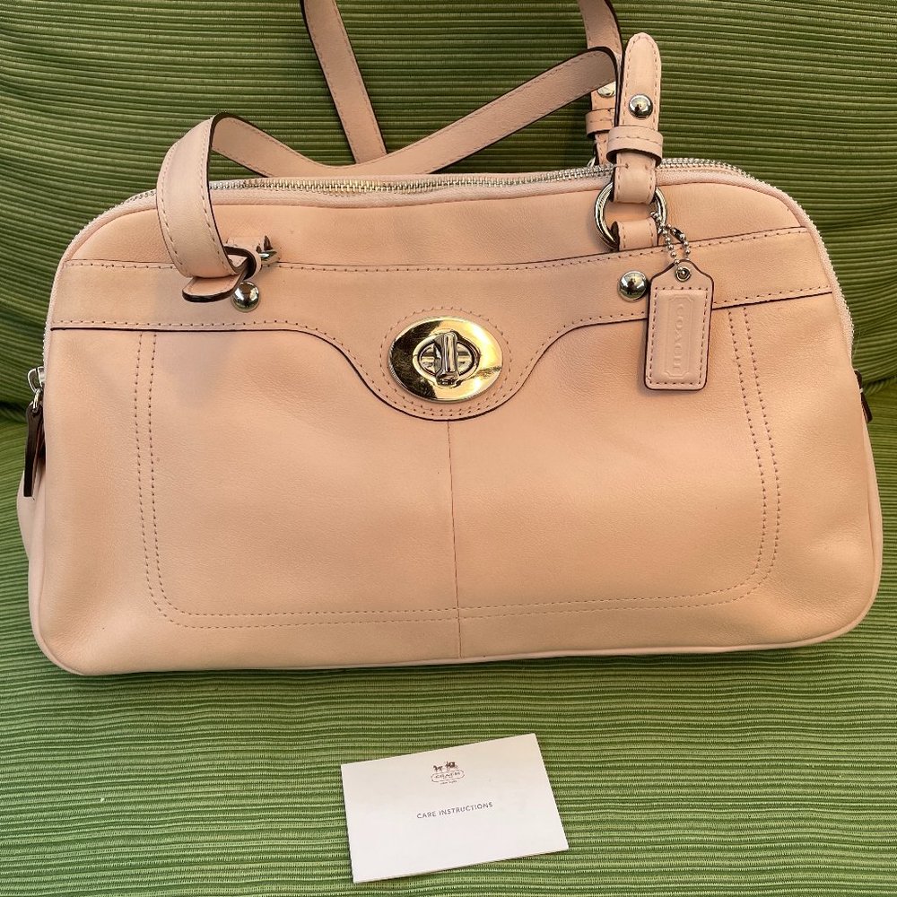 Pink Coach Handbag